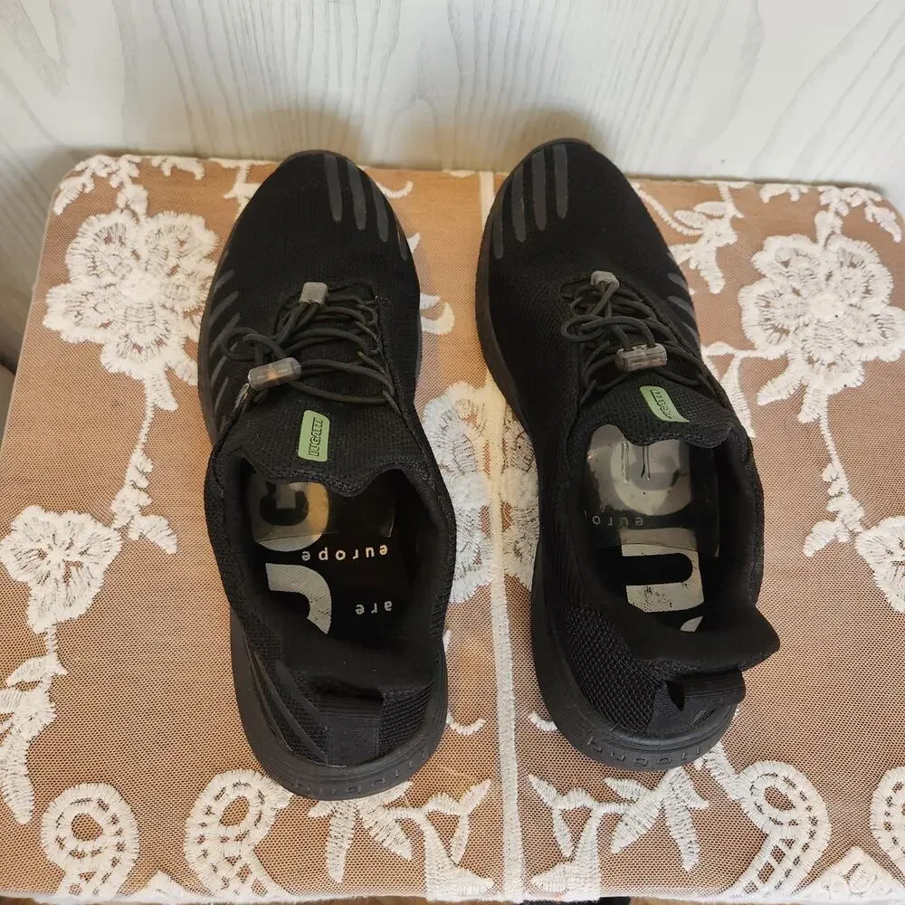 Bugatti Men's 9.5 Black Fashion Sneakers Style 345870606900 Lace Up Foam Sole